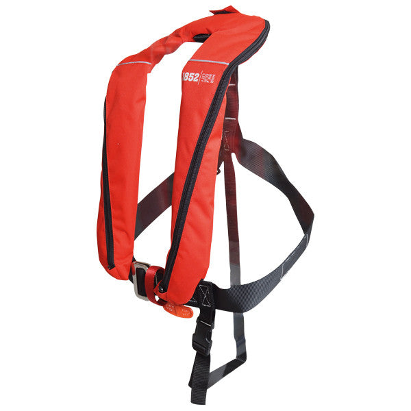 1852 Aero flytväst ISO 165N 33g HR röd med harness